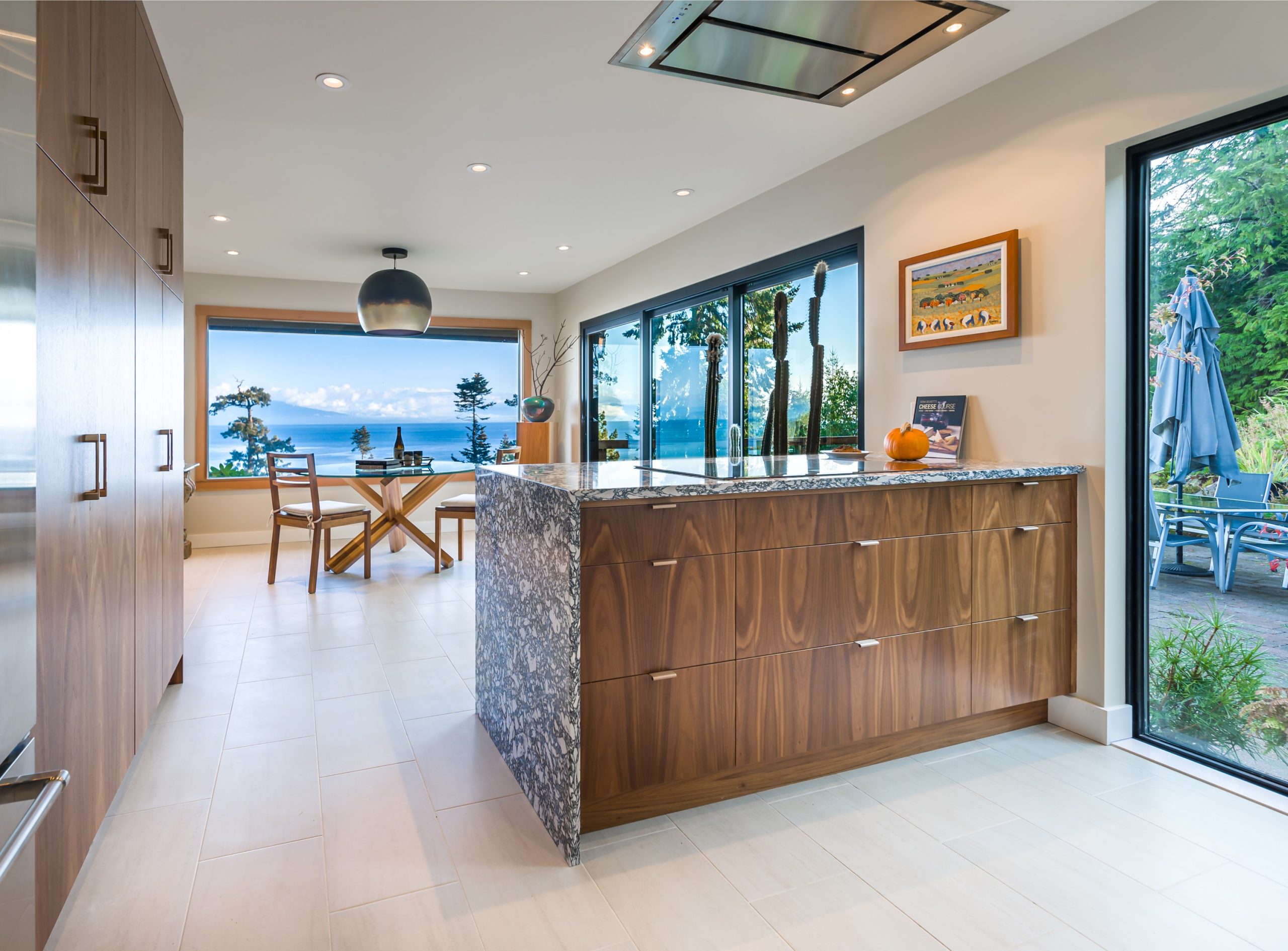 Older Nanaimo kitchen designed around natural light and views