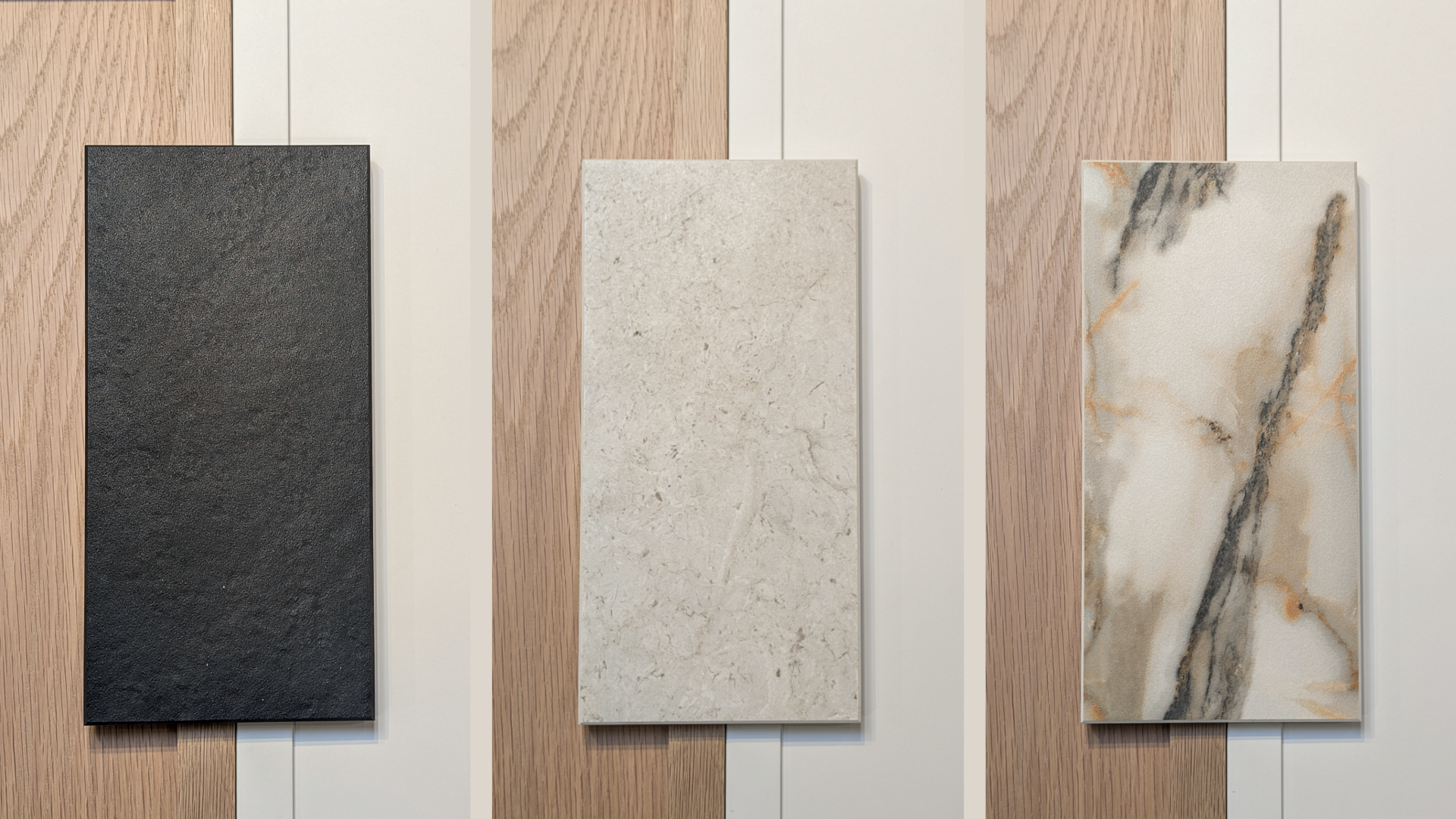 Porcelain countertops in a modern luxury kitchen design