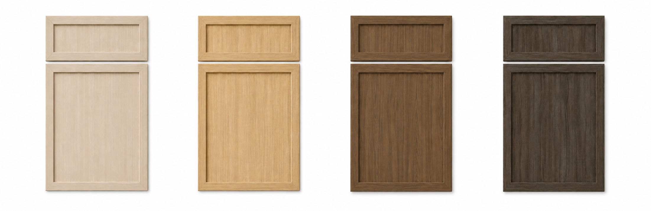Modern laminate cabinet finish in a durable kitchen design